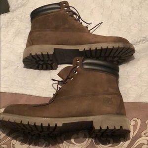 New Size 13 Timberland dark brown boots